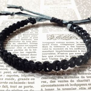 🧡3/$18🧡 Black and Blue Macramé Bracelet